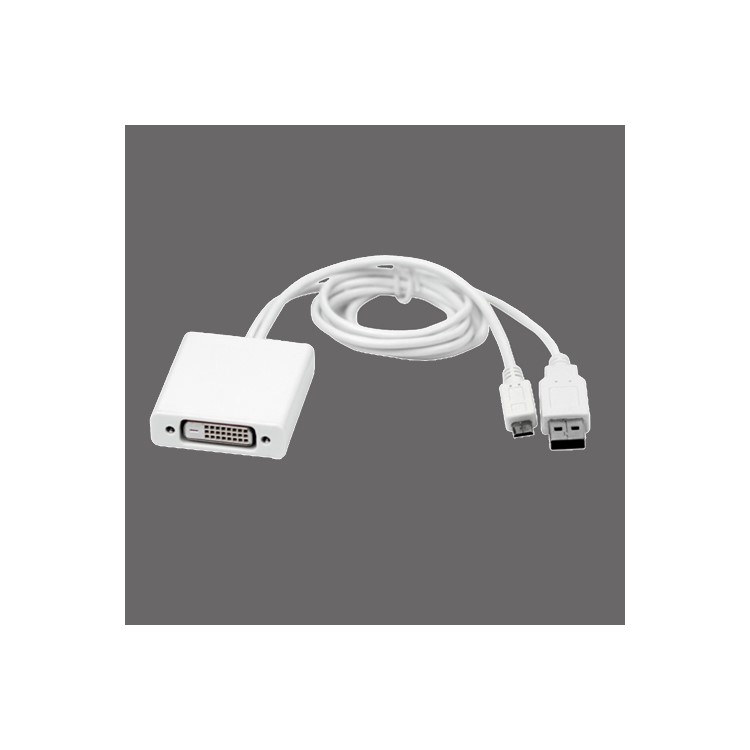 Micro-USB to DVI MHL Adapter Cable for Samsung Galaxy Note i9220 HTC Sensation XE