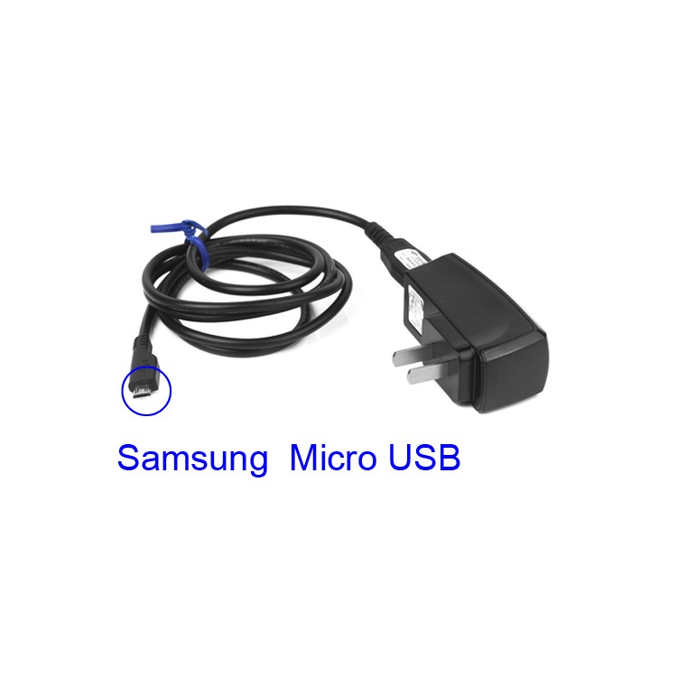 Samsung Wall Travel Charger Adapter + Micro USB Cable - US Plug