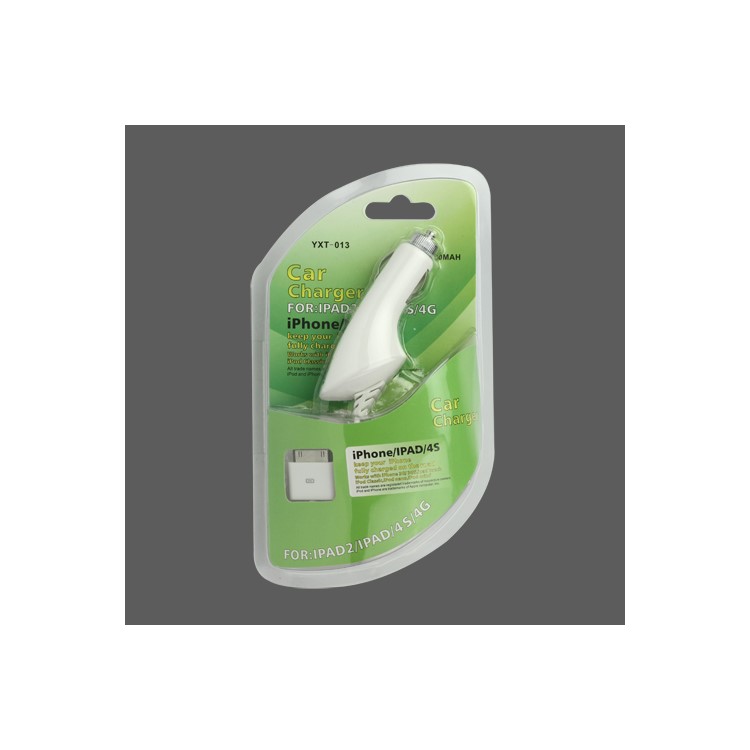 2.1A Car Charger for New iPad iPad 2 iPhone 4S 4 3GS 3G iPod