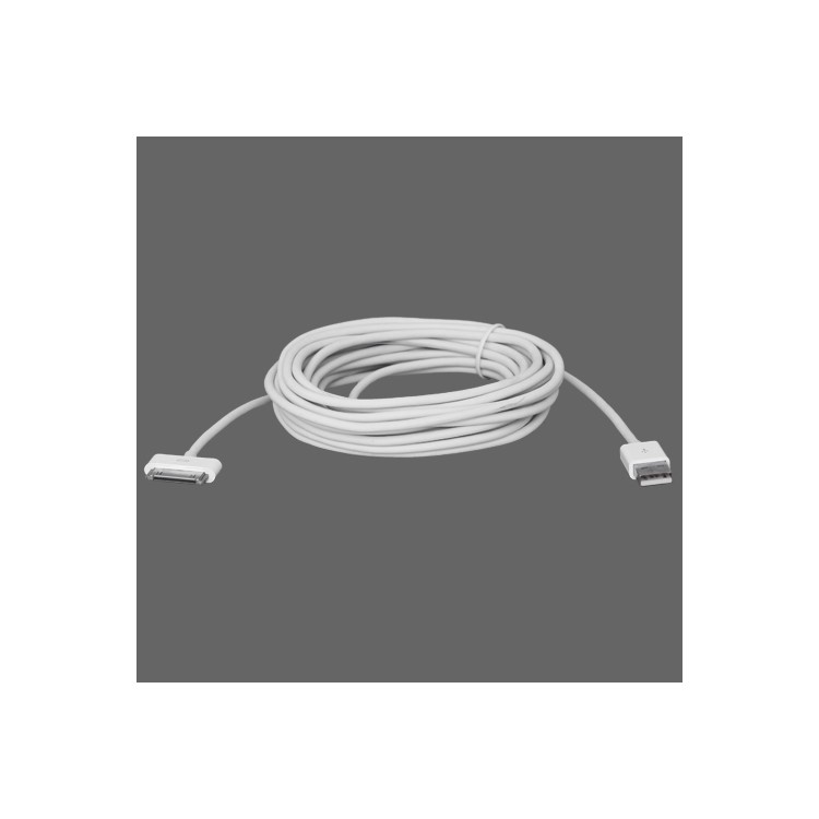 USB Data Sync Charger Cable Cord for iPad iPhone iPod, Length: 5m