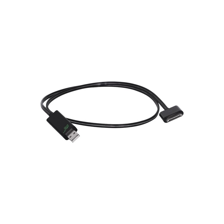 Flashing USB Sync Data Charging Cable for New iPad iPhone - Black