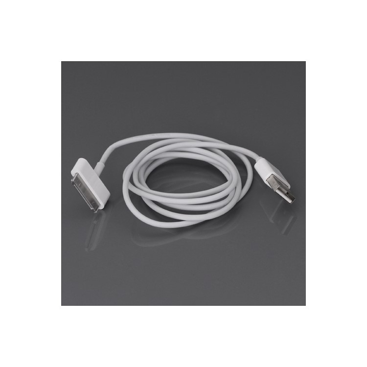 USB Data Sync Charger Cable for New iPad iPhone 4S 4 3GS 3G, Length: 1M