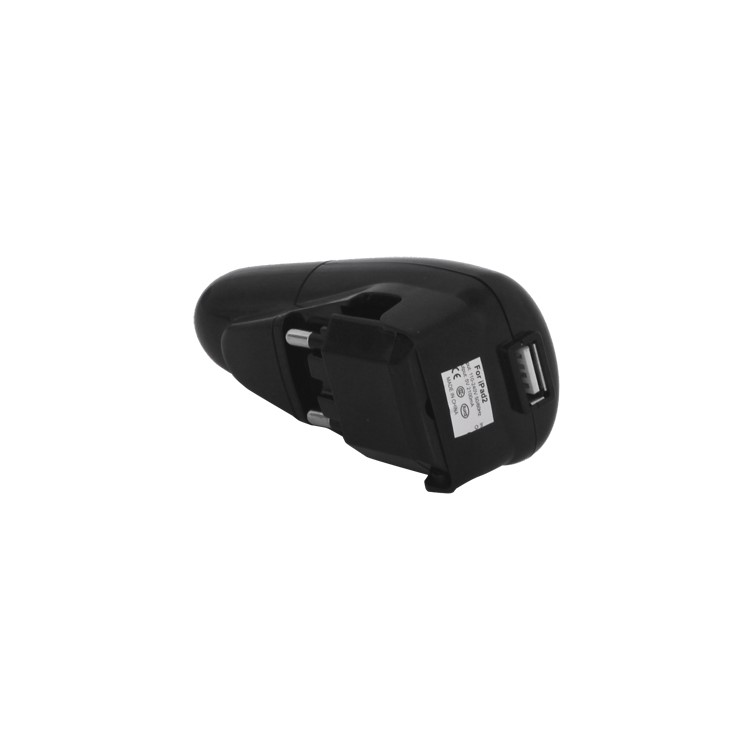 2 in 1 USB Travel Charger + Car Charger for New iPad / iPad 2 and Samsung Galaxy Tab - Black