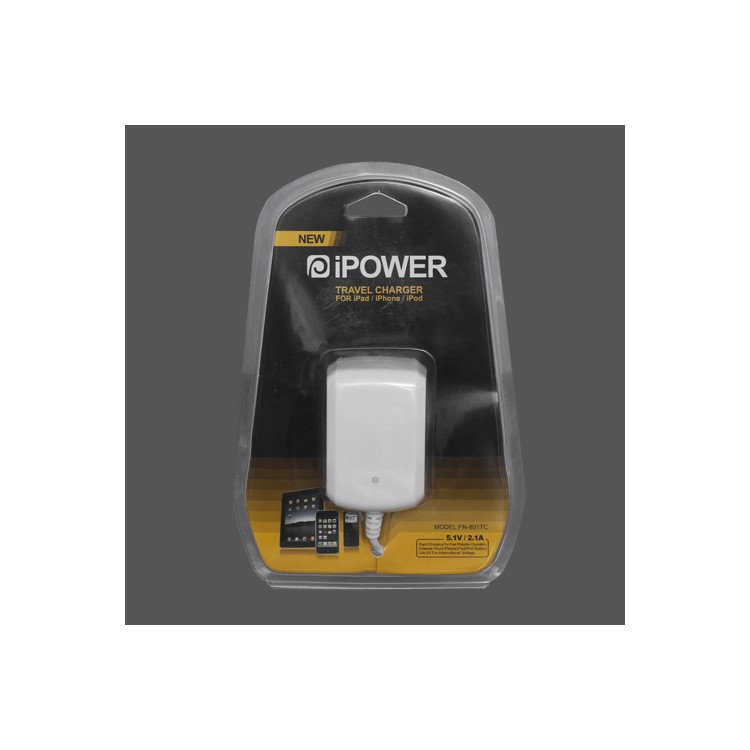 AC Wall Home Travel Charger for New iPad iPhone iPod 2.1A - EU Plug