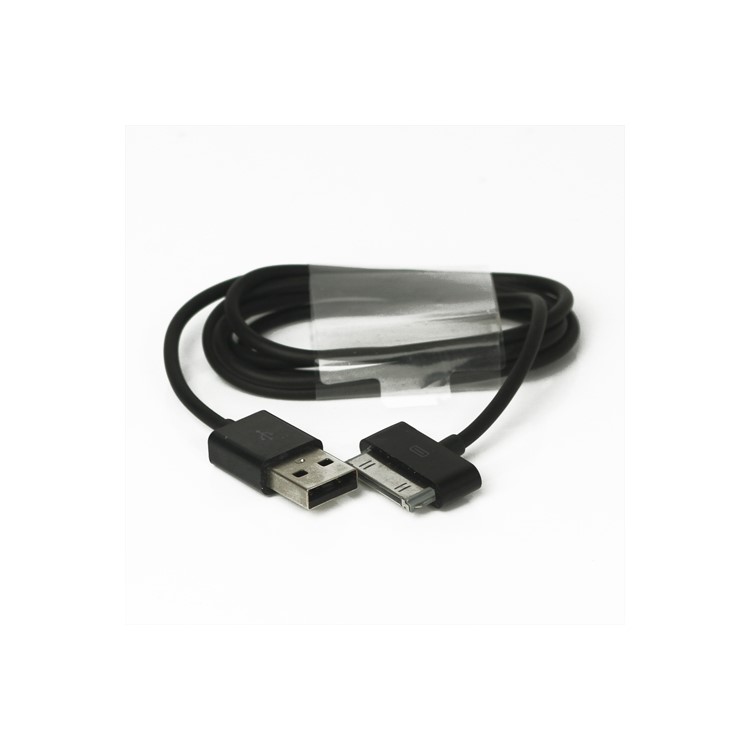3 in 1 Black Travel Car Charger and Apple USB Cable Crystal Box Packing - EU Plug