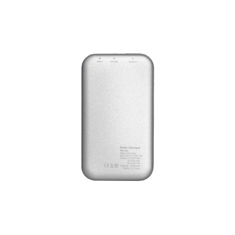 Solar Charger Battery 3500mAh Battery for iPhone 4S The New iPad Samsung i9300 Galaxy S 3 etc - Silver