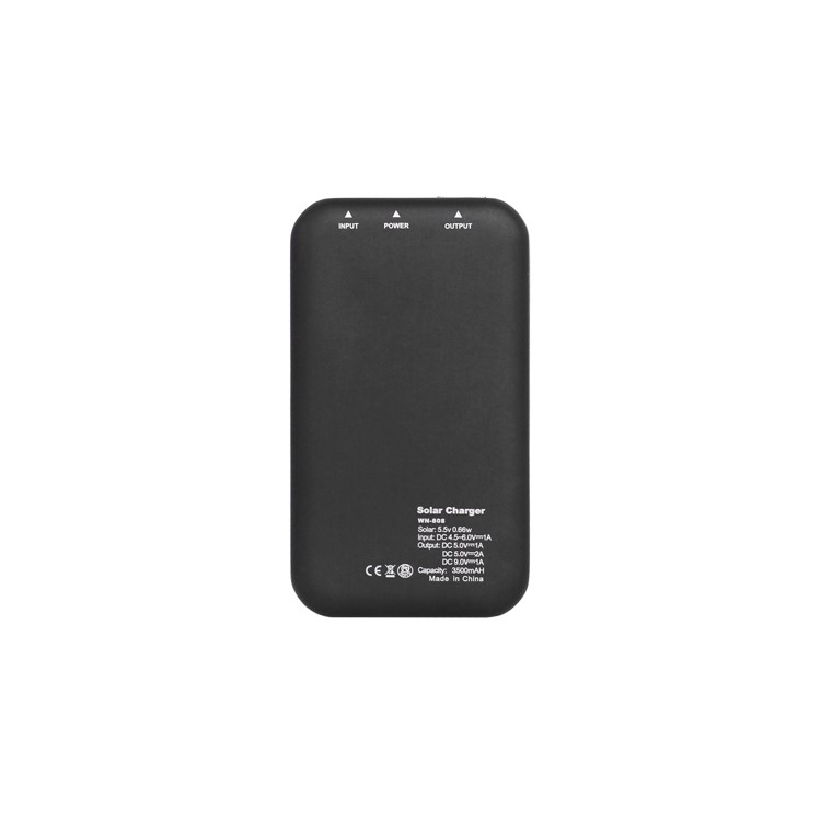 Solar Charger Battery 3500mAh Battery for iPhone 4S The New iPad Samsung i9300 Galaxy S 3 etc - Black