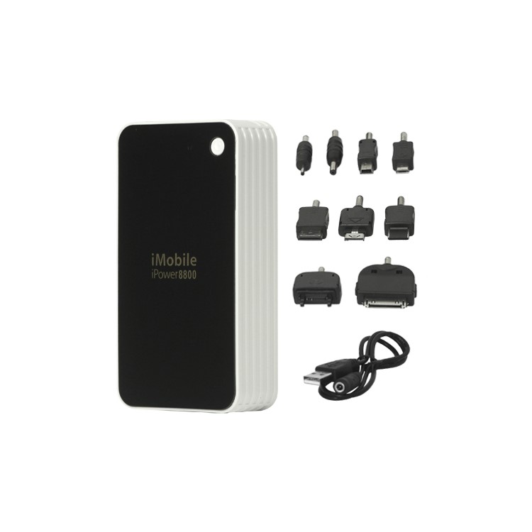 8800mAh Mobile Power Bank for iPhone iPad iPod Samsung HTC BlackBerry LG Nokia GPS etc