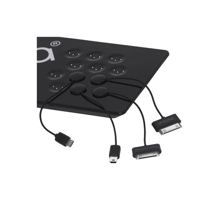 iPega Magnetic Induction Charger for iPhone iPad iPod HTC Samsung LG Motorola BlackBerry - Black