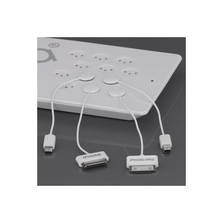 iPega Magnetic Induction Charger for iPhone iPad iPod HTC Samsung LG Motorola BlackBerry - White