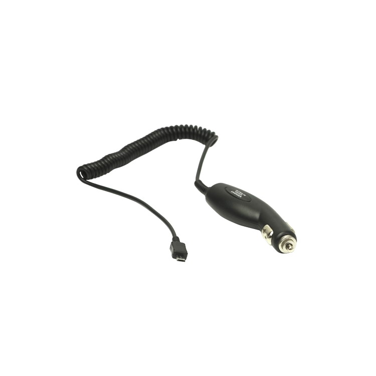 800mA MicroUSB Car Charger with Spiral Cable for Samsung HTC Sony BlackBerry Nokia etc
