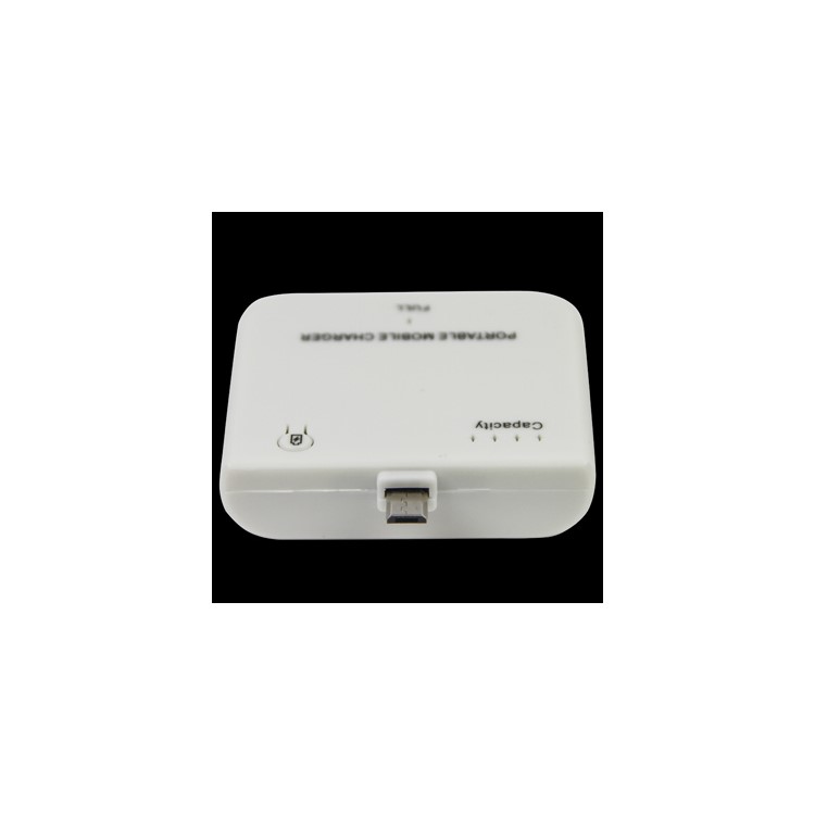 Portable 1900mAh Micro USB Mobile Charger for HTC / BlackBerry / Samsung / Motorola RAZR2 V8 etc