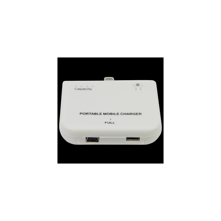 Portable 1900mAh Micro USB Mobile Charger for HTC / BlackBerry / Samsung / Motorola RAZR2 V8 etc