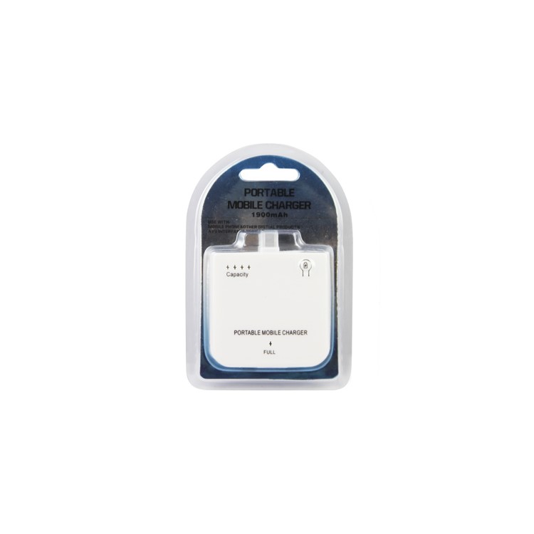 Portable 1900mAh Micro USB Mobile Charger for HTC / BlackBerry / Samsung / Motorola RAZR2 V8 etc