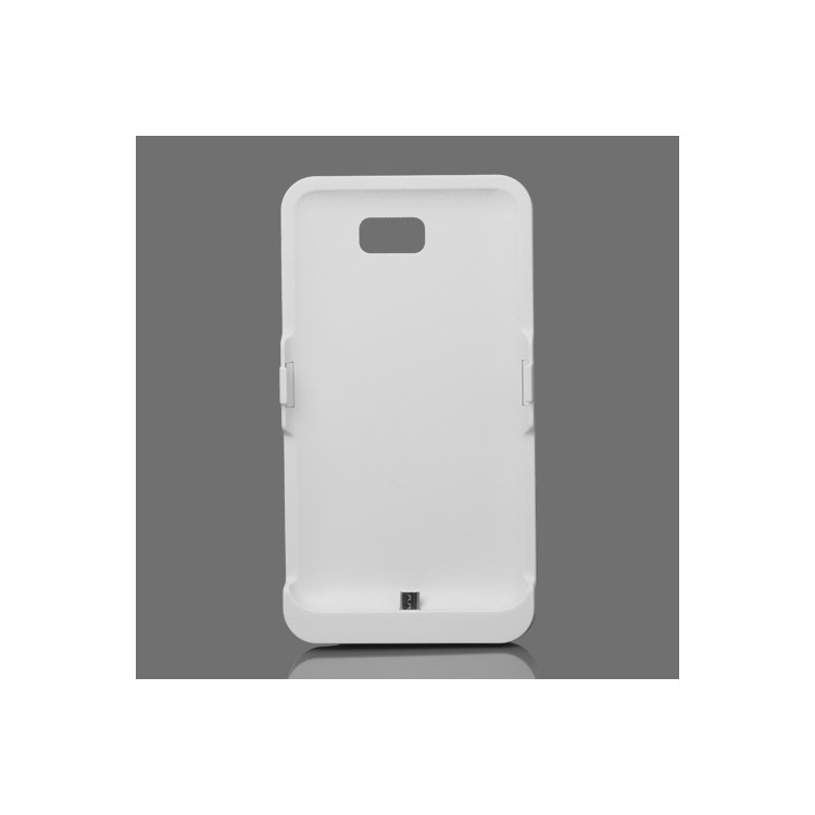 3200mAh External Backup Battery Charger Case for Samsung Galaxy Note i9220 N7000 - White