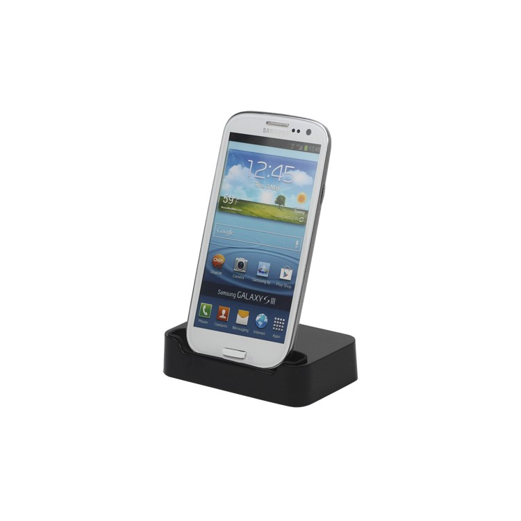 Desktop Cradle Charger Dock for Samsung i9300 Galaxy S iii - Black