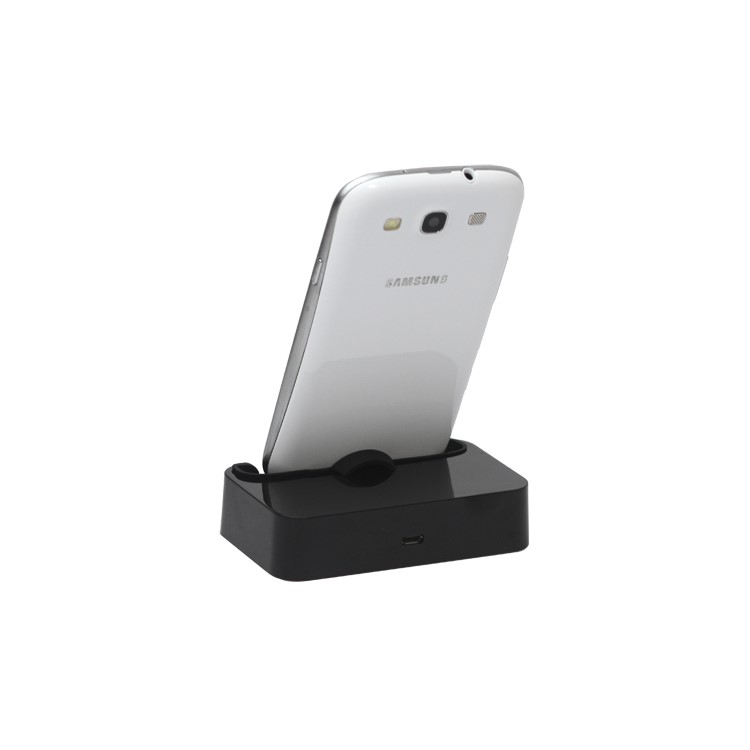 Desktop Cradle Charger Dock for Samsung i9300 Galaxy S iii - Black