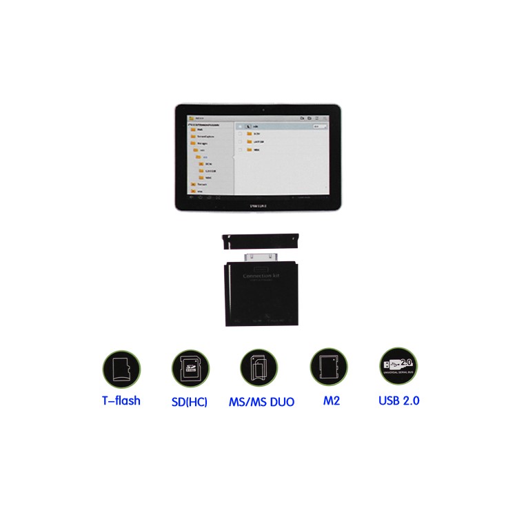 USB + Card Reader Connection Kit for Samsung Galaxy Tab 10.1 P7500 P7510 8.9 P7300 P7310