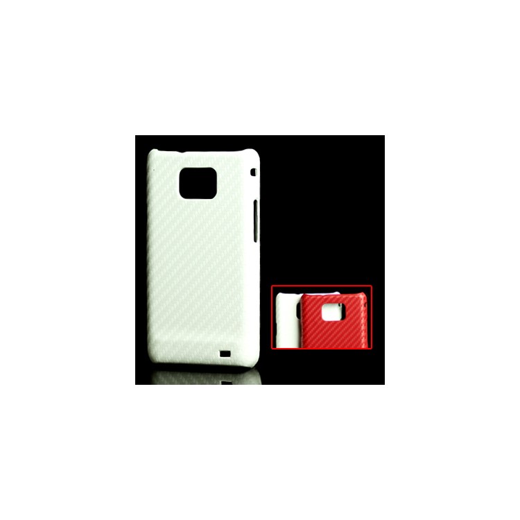 Carbon Fiber Skin Hard Plastic Case for Samsung i9100 Galaxy S II