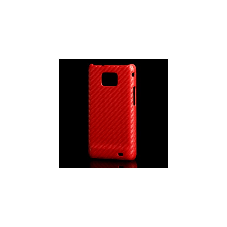 Carbon Fiber Skin Hard Plastic Case for Samsung i9100 Galaxy S II