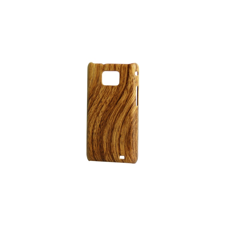 Unique Wood Grain Hard Plastic Case Cover for Samsung i9100 Galaxy S 2