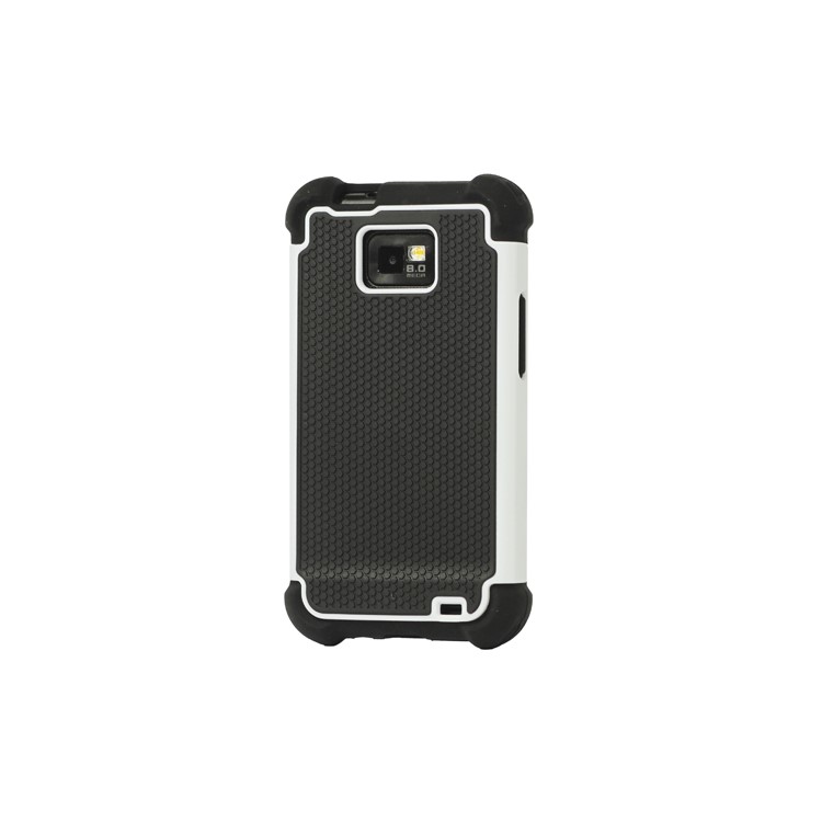Silicone and Plastic Hybrid Case for Samsung Galaxy S2 / II I9100