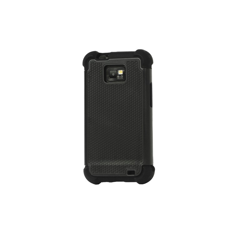 Silicone and Plastic Hybrid Case for Samsung Galaxy S2 / II I9100