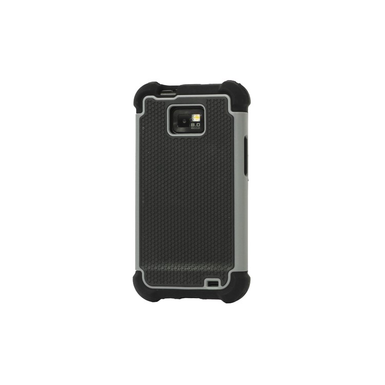 Silicone and Plastic Hybrid Case for Samsung Galaxy S2 / II I9100