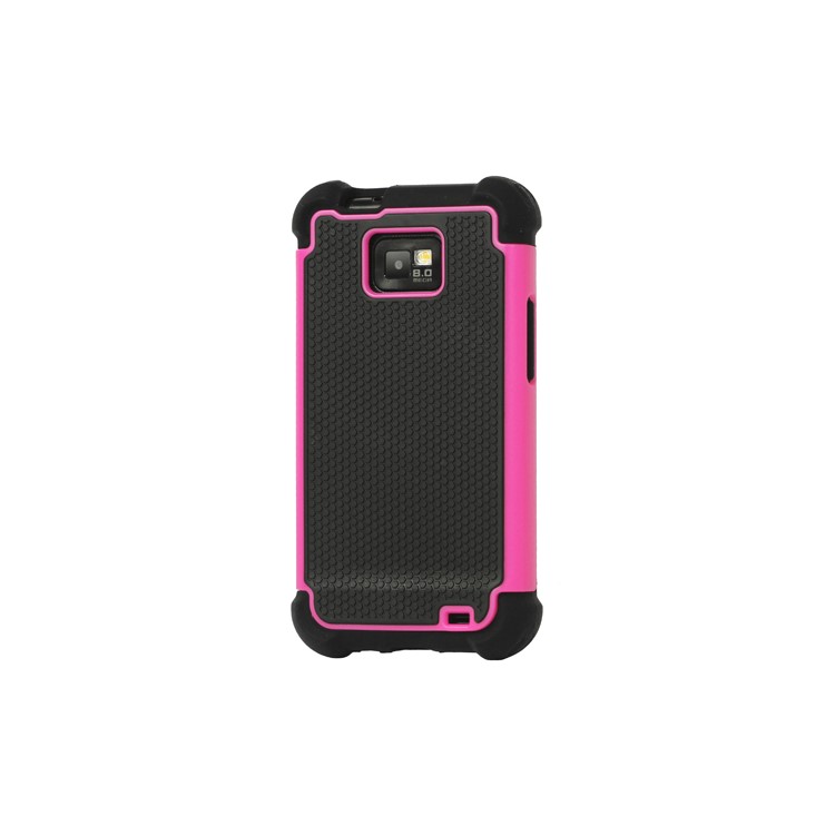 Silicone and Plastic Hybrid Case for Samsung Galaxy S2 / II I9100