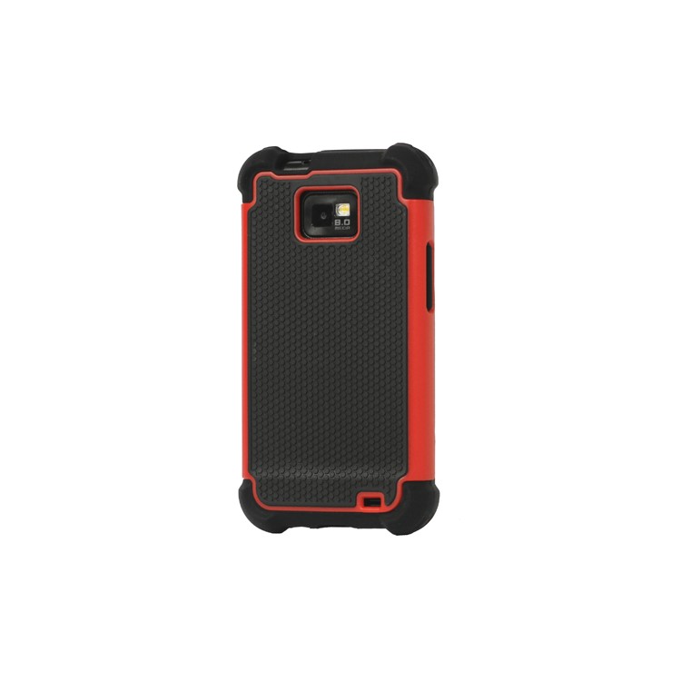 Silicone and Plastic Hybrid Case for Samsung Galaxy S2 / II I9100