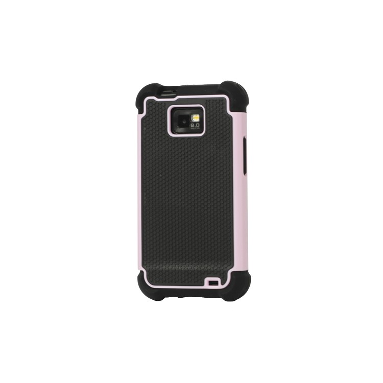 Silicone and Plastic Hybrid Case for Samsung Galaxy S2 / II I9100