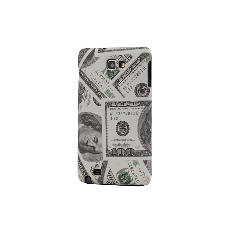 US Dollar Hard Case for Samsung Galaxy Note I9220 GT-N7000 I717 - White