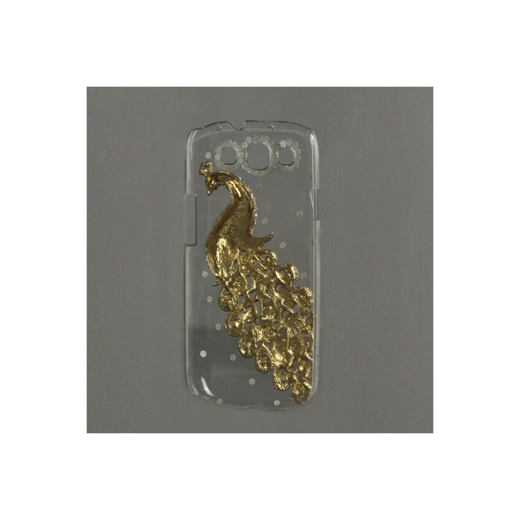 Luxury Peacock Diamond Crystal Case for Samsung Galaxy S 3 / III I9300 I747 L710 T999 I535 R530 - Colorful