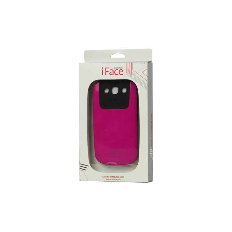 Premium iFace Shock-Absorbing Hybrid Case for Samsung Galaxy S 3 / III I9300 I747 L710 T999 I535 R530 - Rose