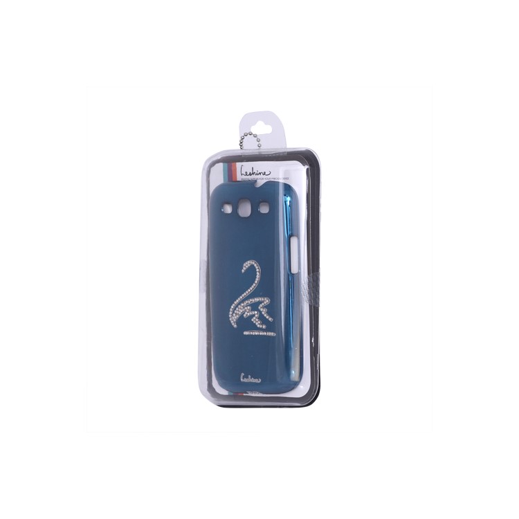 Eileen Swan Diamante Case for Samsung Galaxy S 3 / III I9300 I747 L710 T999 I535 R530 - Capri Blue