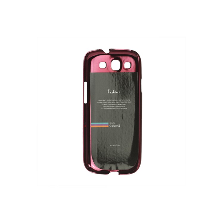 Eileen Heart Rhinestone Case for Samsung Galaxy S 3 / III I9300 I747 L710 T999 I535 R530 - Wine Red