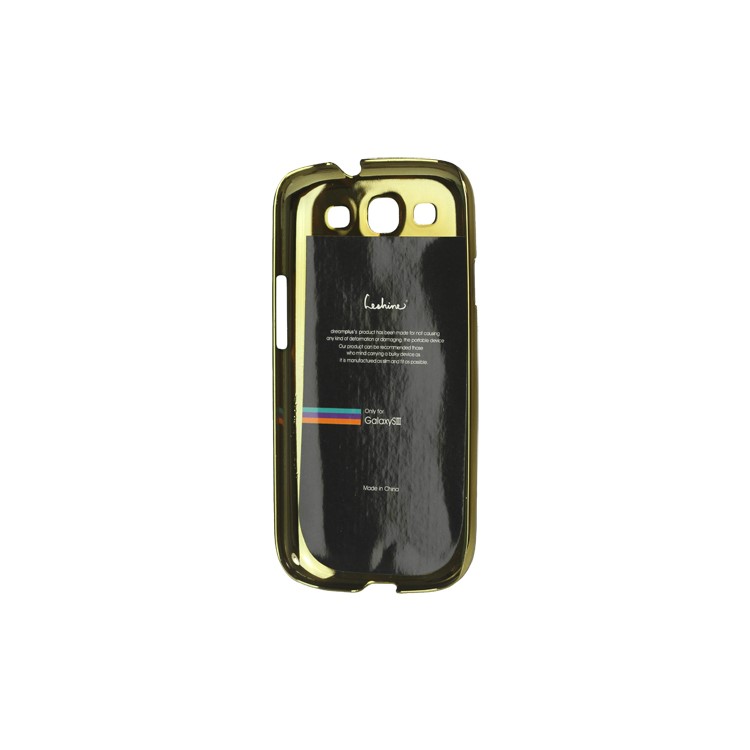 Eileen Heart Rhinestone Case for Samsung Galaxy S 3 / III I9300 I747 L710 T999 I535 R530 - Gold