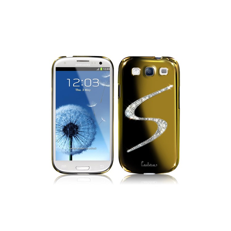 Eileen S-Lime Series Samsung Galaxy S 3 / III I9300 I747 L710 T999 I535 R530 Swarovski Case - Gold