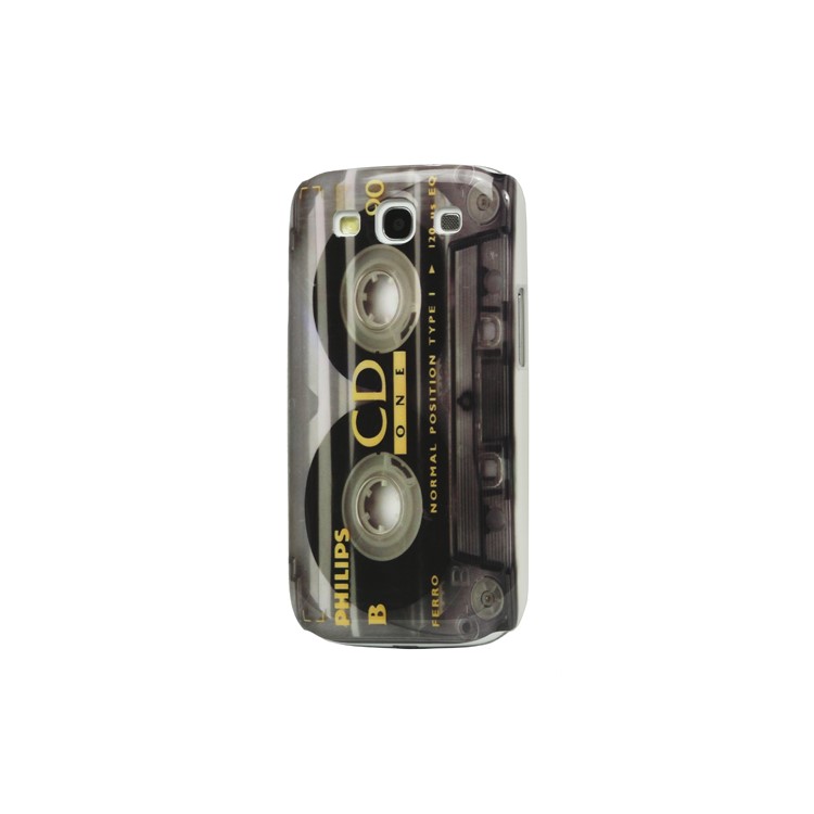 CD Cassette Tape Hard Back Case for Samsung Galaxy S 3 / III I9300 I747 L710 T999 I535 R530