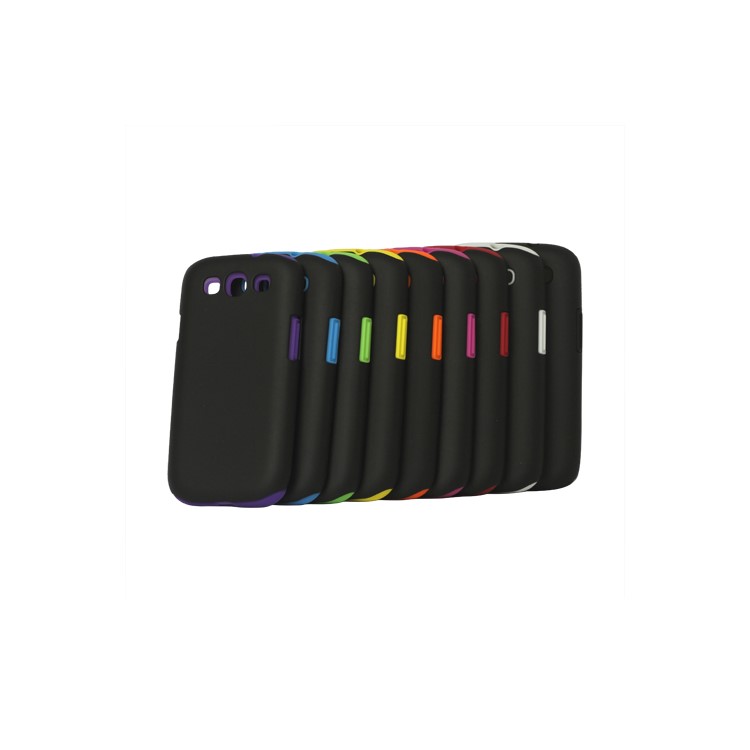 Detachable Silicone & Plastic Hybrid Case for Samsung Galaxy S 3 / III I9300 I747 L710 T999 I535 R530