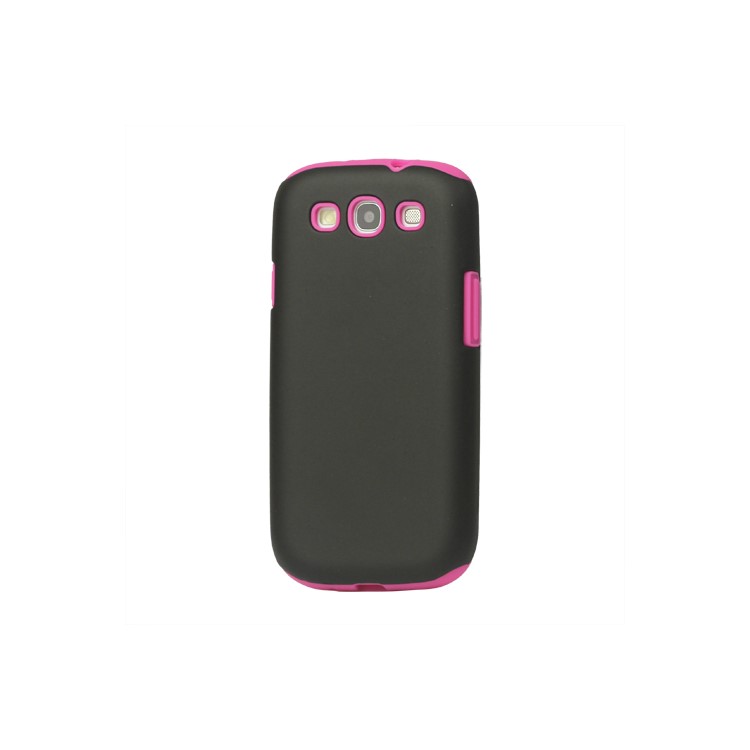 Detachable Silicone & Plastic Hybrid Case for Samsung Galaxy S 3 / III I9300 I747 L710 T999 I535 R530