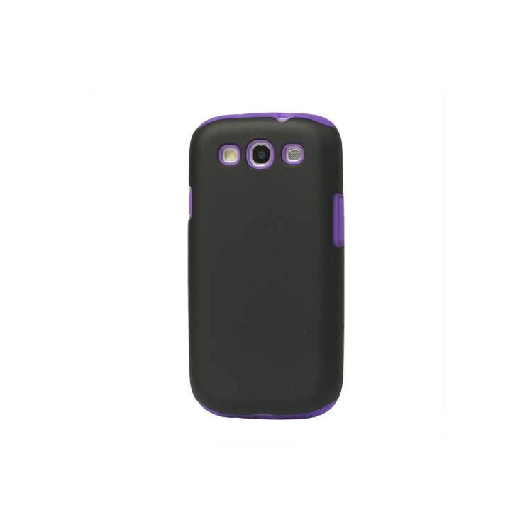 Detachable Silicone & Plastic Hybrid Case for Samsung Galaxy S 3 / III I9300 I747 L710 T999 I535 R530