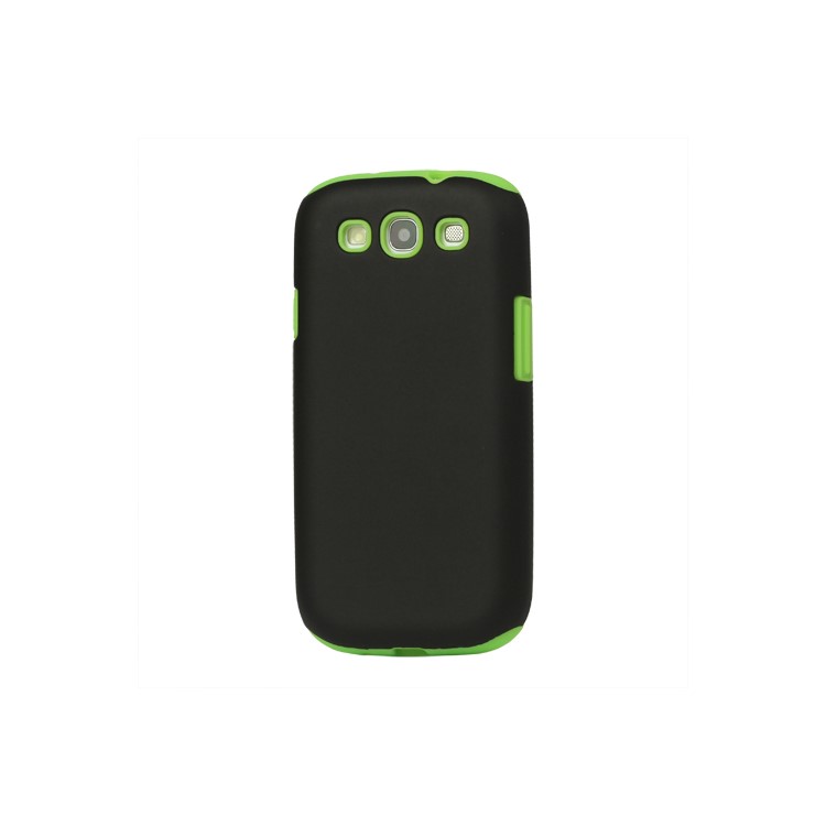 Detachable Silicone & Plastic Hybrid Case for Samsung Galaxy S 3 / III I9300 I747 L710 T999 I535 R530