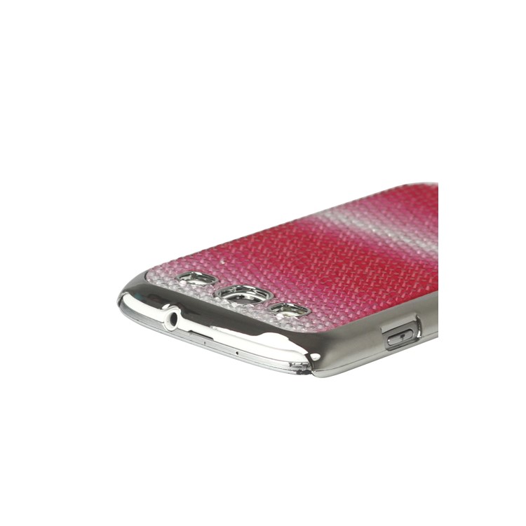 Rose Shade Rhinestone Bling Diamante Case for Samsung I9300 Galaxy S 3 / III (Tailor made)