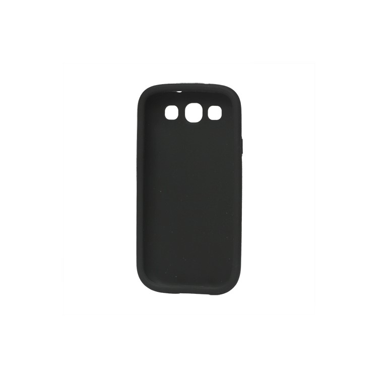 Aluminum Silicone Hybrid Case for Samsung Galaxy S 3 / III I9300 I747 L710 T999 I535 R530 - Dark Blue