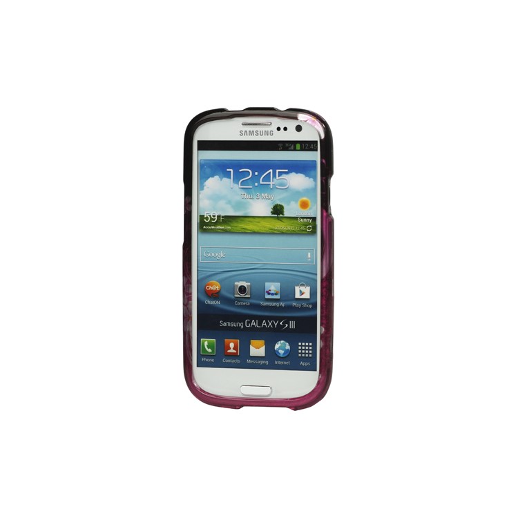 Big Heart Snap on Hard Cover for Samsung Galaxy S 3 / III I9300 I747 L710 T999 I535 R530
