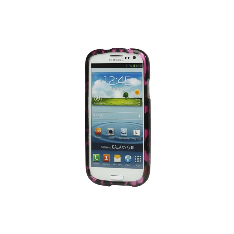 Snap-on Leopard Hard Plastic Case for Samsung Galaxy S 3 / III I9300 I747 L710 T999 I535 R530