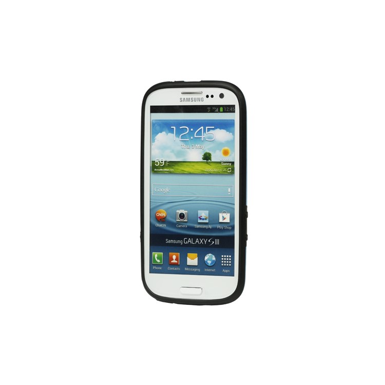 Plastic & TPU Hybrid Bumper Case for Samsung Galaxy S 3 / III I9300 I747 L710 T999 I535 R530