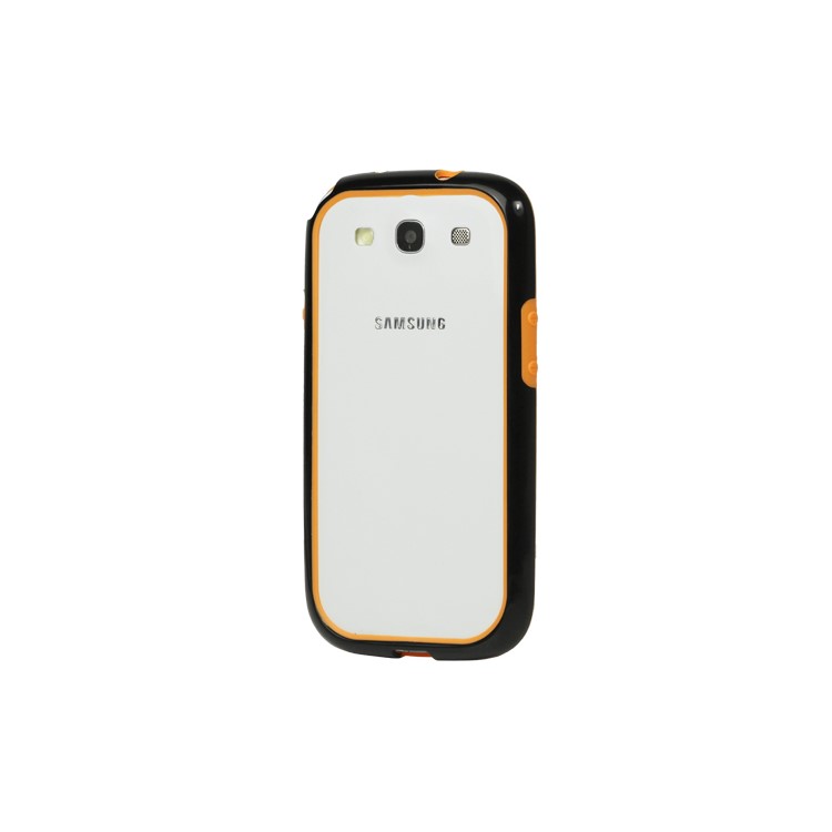 Plastic & TPU Hybrid Bumper Case for Samsung Galaxy S 3 / III I9300 I747 L710 T999 I535 R530