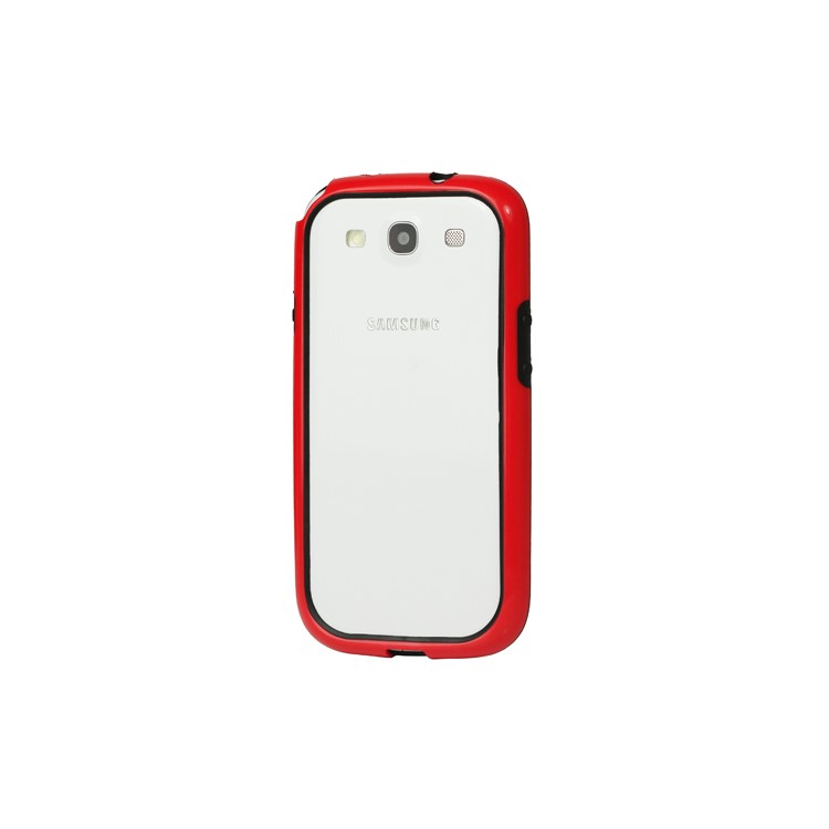 Plastic & TPU Hybrid Bumper Case for Samsung Galaxy S 3 / III I9300 I747 L710 T999 I535 R530